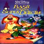 carátula frontal de divx de Basil El Raton Super Detective - Clasicos Disney