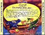 carátula trasera de divx de Basil El Raton Super Detective - Clasicos Disney