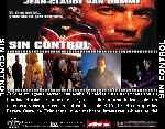 carátula trasera de divx de Sin Control - 2002