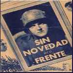 carátula frontal de divx de Sin Novedad En El Frente - 1930 - V2