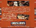 cartula trasera de divx de Europa Europa