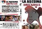 carátula dvd de La Asesina De Ojos Azules - Custom