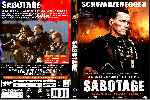 cartula dvd de Sabotage - 2014 - Custom