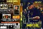 cartula dvd de Sabotage - 2014 - Custom - V3