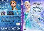 carátula dvd de Frozen - Una Aventura Congelada - Custom - V3