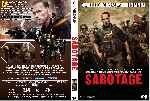 cartula dvd de Sabotage - 2014 - Custom - V4