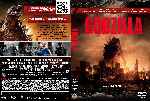 carátula dvd de Godzilla - 2014 - Custom - V4