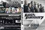 carátula dvd de Fast & Furious 7 - Custom - V2
