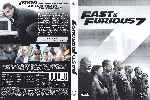 cartula dvd de Fast & Furious 7