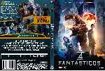 carátula dvd de 4 Fantasticos - Custom
