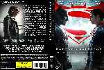 carátula dvd de Batman V Superman - El Amanecer De La Justicia - Custom - V2