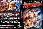 carátula dvd de Sharknado 4 - Custom