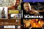 carátula dvd de La Jungla 4.0 - Custom - V2