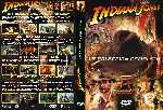carátula dvd de Indiana Jones - Tetralogia - Custom - V3