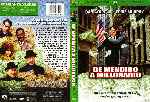 cartula dvd de De Mendigo A Millonario - Custom