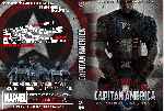 carátula dvd de Capitan America - El Primer Vengador - Custom