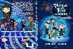 cartula dvd de Phineas Y Ferb A Traves De La 2a Dimension - Custom - V3
