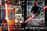 cartula dvd de Star Wars - Episodio I - La Amenaza Fantasma - 3d - 2012 - Custom