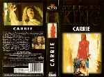 carátula vhs de Carrie - 1976