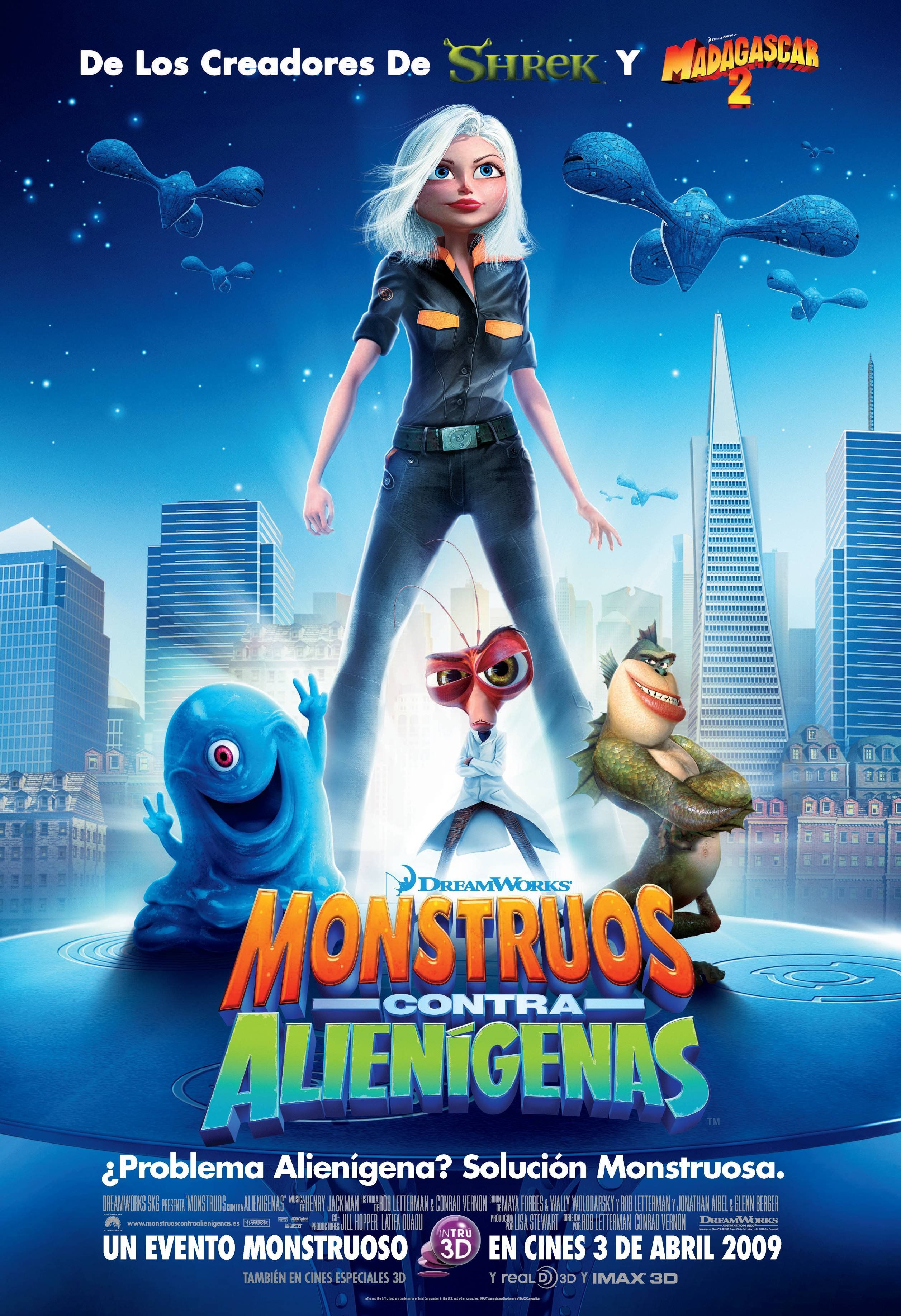 Monstruos Contra Alienigenas (2009)