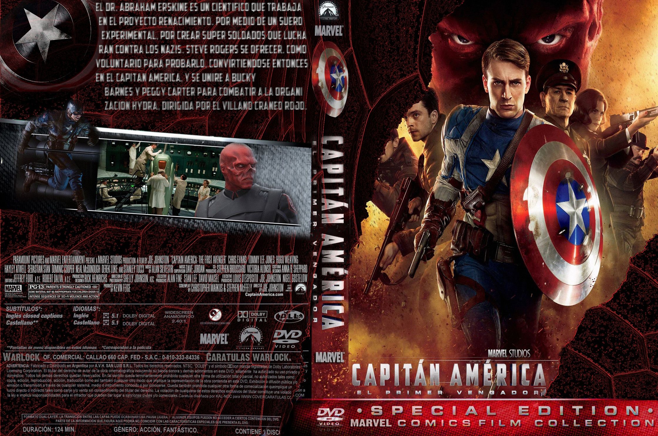Capitán América: el primer vengador -2011-Mg.,Mf.y Sf.-