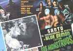 miniatura santo-el-enmascarado-de-plata-y-blue-demon-contra-los-monstruos-por-alcor cover carteles