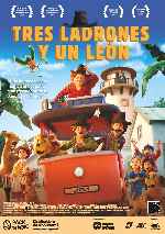 miniatura tres-ladrones-y-un-leon-por-chechelin cover carteles