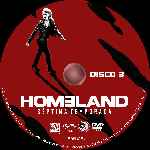 miniatura Homeland Temporada 07 Disco 03 Custom Por Analfabetix cover cd