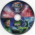 miniatura hot-wheels-battle-force-5-max-steel-vs-la-legion-toxica-por-orlandove cover cd