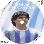 miniatura maradona-vida-palabra-y-goles-custom-por-franki cover cd