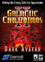 miniatura Galactic Civilizations 2 Dark Avatar Frontal Por Sosavar cover pc