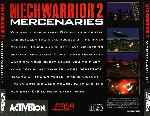 miniatura mechwarrior-2-mercenaries-trasera-por-seaworld cover pc