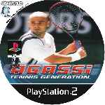 miniatura agassi-tennis-generation-cd-custom-por-seaworld cover ps2