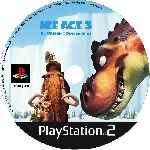 miniatura ice-age-3-el-origen-de-los-dinosaurios-cd-custom-v3-por-sharky cover ps2