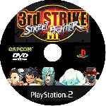miniatura street-fighter-3-3rd-strike-cd-custom-por-seaworld cover ps2