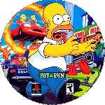 miniatura the-simpsons-hit-and-run-cd-custom-por-aliki cover ps2