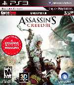 miniatura Assassins Creed 3 Gamestop Edition Frontal Por Humanfactor cover ps3