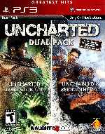 miniatura Uncharted Dual Pack Frontal Por Humanfactor cover ps3