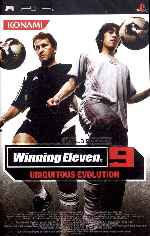 miniatura Winning Eleven 9 Ubiquitous Evolution Frontal Por Asock1 cover psp