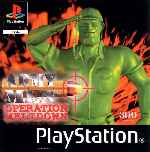 miniatura army-men-operation-meltdown-frontal-por-franki cover psx