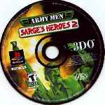 miniatura army-men-sarges-heroes-2-cd-cd-por-franki cover psx