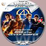 miniatura Fantastic Four Rise Of The Silver Surfer Cd Custom V3 Por Azufre cover wii