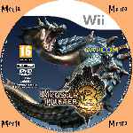 miniatura Monster Hunter 3 Cd Custom V4 Por Menta cover wii