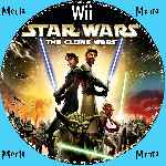 miniatura Star Wars The Clone Wars Cd Custom Por Menta cover wii