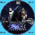 miniatura Star Wars The Force Unleashed Cd Custom V2 Por Menta cover wii