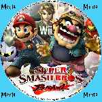 miniatura Super Smash Bros Brawl Cd Custom V5 Por Menta cover wii