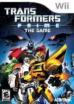miniatura Transformers Prime The Game Frontal Por Humanfactor cover wii