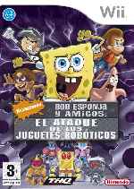 miniatura bob-esponja-y-amigos-el-ataque-de-los-juguetes-roboticos-frontal-por-venhorm cover wii