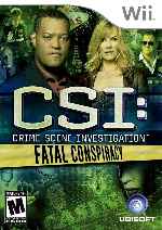 miniatura csi-crime-scene-investigation-fatal-conspiracy-frontal-por-humanfactor cover wii