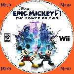miniatura disney-epic-mickey-2-the-power-of-two-cd-custom-por-menta cover wii